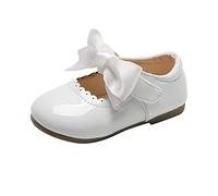 Kids Chaussures Mary Jane pour Filles Fille Princesse Bout Fermé Talons Hauts de Communion légantes et stylées Scintillantes Anniversaire, Fête, Cole