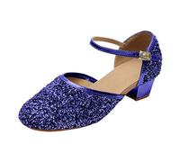 Kids Chaussures Mary Jane pour Filles Princesse Fille Robe Formelle Pompes Cosplay Paillettes Charmantes Chaussure Petite Semelle Souple antidérapante Fêtes et Anniversaires