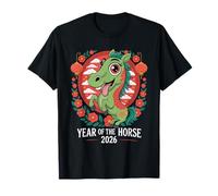 Kids Chinese New Year 2026 Year of The Horse Lunar New Year T-Shirt