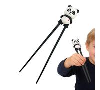 Kids Chopsticks - 22 X 4 cm Heat Resistant Panda Shaped Silicone Melamine Trainer Set, Lightweight Safe Practice Utensil | Beginner Children Boys Girls Learning Grip Dining Skill Aid