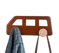 Kids Coat Rack - Youth Garment Organizer, Playroom Storage Rail, Vehicle Theme Bracket | Sturdy Natural Timber Hanging Board Space Saving Unit For Backpack Clothes Bath Entryway Umbrella School