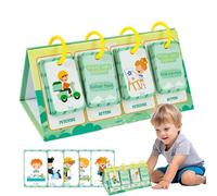 Kid's Cognition Lot de 2 cartes d'apprentissage pour apprentissage de la cognition en anglais