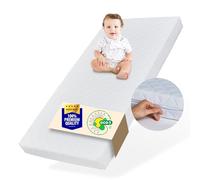 Kids Collective Matelas bébé 70 x 140 cm avec Housse Lavable | Matelas pour lit d'enfant | Matelas en Mousse Froide de qualité supérieure 140 x 70 cm