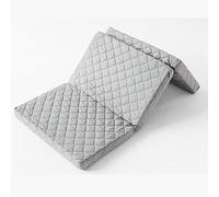 Kids Collective Matelas Pliable Matelas de Voyage en Trois Tailles 60x120 70x140 70x200 cm, Gris 7 cm d'épaisseur, Matelas Pliable - pour lit de Voyage bébé ou comme Matelas d'hôte 140 x 70 cm