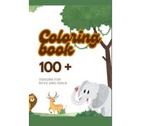 Kids coloring book 100+ designs mini for travel