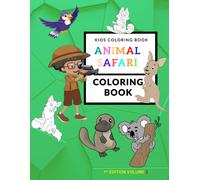 Kids Coloring Book Animal Safari Coloring Book Volume 2