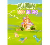 Kids Colouring Book: 8*11 in, Animal designs, Gift to children for colouring and painting, 30 Pages, Sea Land and Dinosaurs pictures colouring, Little Artists, 3-7 years kids