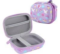 Kids Compact Camera Case Compatible with YunLone/Vannico/GlobalCrown/Gofunly/Voltenick/Kids Toy Camera,Kids Birthday Gifts (Case Only)¿,Unicorn,Purple Unicorn,Universal Travel Adapter