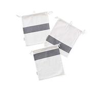 Kids Concept 1000386 Lot de 3 sachets en Coton Gris/Bleu pour Meubles, décoration et Rangement pour Enfants