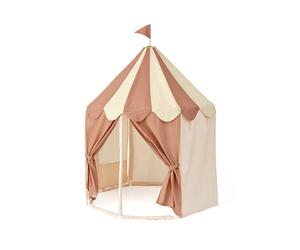 Kids Concept Campagne De Tentes Stripe Dusty Brown
