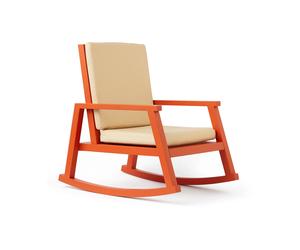 Kid's Concept Fauteuil à bascule Carl Larsson Orange naturel