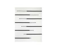 Kid's Concept Tapis Kid's Base blanc gris 130x160 cm Blanc