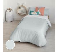 Kids&Cotton Housse de Couette Kanu Bleu 175 Fils 180 x 220 cm