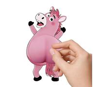 Kids Craft Stickers - 3d Horse Butt for Scrapbooking | Paper with Soft Glue, Cartoon Tape Design, Diy Journaling Tools, Water Bottle Labeling, Classroom School Creative Projects