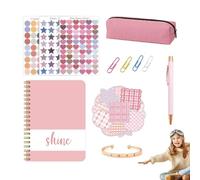 KIDS CRAPBOOK Kit pour filles, kit de journal pour filles, fournitures de scrapbooking avec ensemble de journaux à stylo - Carnet de scrapbooking portable pour écrire des journaux