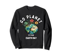 Kids Cute Earth Day Go Planet It's Your Earth Day Toddler Boy Sweatshirt
