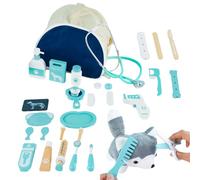 Kids Doctor Playset Pretend Play - Kit de Jouets vétérinaires de Jeu de rôle de 25 pièces - Jouet vétérinaire de Simulation avec Sac de Rangement de Grande capacité pour garçons Filles