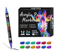 Kids Double End Markers Sketching Pens - PP Nylon Multi Size | Adults Paint