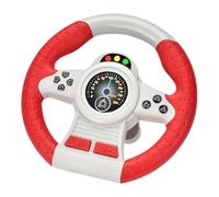 Kids Driving Toy, Simulated Steering Wheel, Pretend Play Car Controller, 360 Degree Rotating Design, Copilot Acting out Game, Perfect for Backseat Fun, Road Trips, Family Travel 7.87x7.48x2.17 Inches