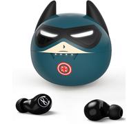 Kids Earplugs Bluetooth 5.0 Waterproof Earplugs With Microphone And Charging Case Deep Bass Touch Control 36H For School
