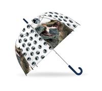 Kids Euroswan JP00024 Parapluie transparent Cloche 46 cm Jurassic World Multicolore, multicolore, único, Décontracté