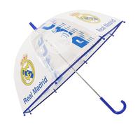 Kids Euroswan Parapluie cloche transparente 48,3 cm Manuel Real Madrid FC, Multicolore, Taille unique