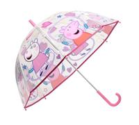 Kids Euroswan Parapluies Poe avec baleines en fibre de verre Manuel Peppa Pig, Multicolore, Taille unique, Adapté aux enfants