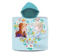 KIDS EUROSWAN Poncho Serviette Coton Frozen 120 x 60 cm