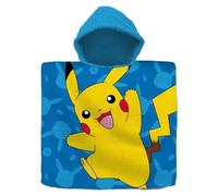 KIDS EUROSWAN Poncho Serviette en Coton Pokemon 60 x 120 cm