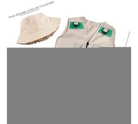 Kids Explorer Costume, Outdoor Adventure Outfit with Hat, Jungle Safari Dress Up Set for Hiking Camping Ranch Wilderness Hunting Role Play Toddler Boys Girls Nature Activity Gear Pretend Play
