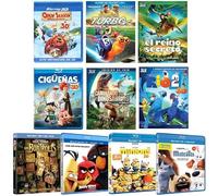 Kids & Family Blu-ray 3D Collection: Volume 1 - Open Season / Turbo / Epic / Storks / Walking with Dinosaurs / Rio 2 / The Boxtrolls / Angry Birds: The Movie / Minions / The Secret Life of Pets (10