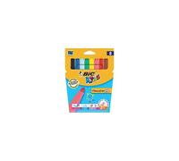 BIC Kids Feutres Visacolor XL ECOlutions, pointe large, couleurs assorties, étui carton de 8