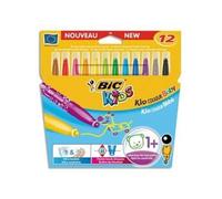 BIC Feutres Kid Couleurs Baby – Assortis – Pochette de 12