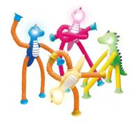 Kids Fidget Sensory Tubes - Calming Focus Relief Toys for Classroom Use | ABS Pocket Size Soothing Tubes Support Relaxation Attention Travel School Home Daily Activity