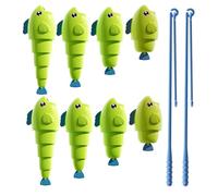 Kids Fishing Game, Telescopic Rod Toy Set, Educational Catch Fish Activity Game, Interactive Party Playset for Party Home Birthday Boys Girls Learning Motor Skills Indoor Outdoor Use