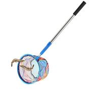 Kids Fishing Net, Fishing Nets, Retractable Fishing Net, Non-Slip Handle Heavy-Duty Skimmer Toys for Catching Butterfly Outdoor Summer Game Camping