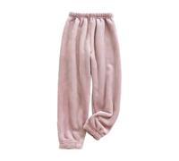Kids Fleece Pants Toddler Flannel Lounge Trousers Girls Boys Soft Fuzzy Warm Bottoms Casual Long Clothes (Pink, 3-4 Years) p85n