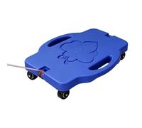 Kids Floor Scooter Board With Tow Rope - Sensory Training Balance Toy, Sit-and-Scoot For Exercise & Coordination | Heavy Duty PE, Indoor Gym & Outdoor Playground Fun For Boys