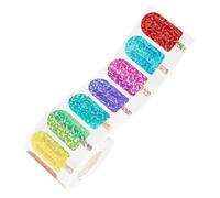 Kids Food Stickers, Adhesive Label Decals, Decorative Wrap with Bright Colors, Drinkware Bottle with Craft Touch, 1.5inches Lifestyle Supply, Fun Pack for School Home Travel Journal Laptop Card