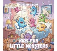 Kids Fun Little Monsters Coloring Book: Playful, cheerful monster worlds full of imagination and fun for kids and adults