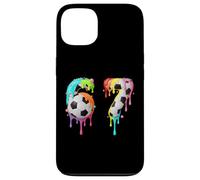 Kids Fun Meme 67 Numéro Six 6 Seven 7 Ice Cream Drips Football Coque pour iPhone 13