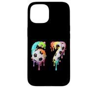 Kids Fun Meme 67 Numéro Six 6 Seven 7 Ice Cream Drips Football Coque pour iPhone 15