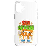 Kids Funny Meme 67 Numéro Six 6 et Seven 7 Italian Brainrot Coque pour iPhone 16 Plus