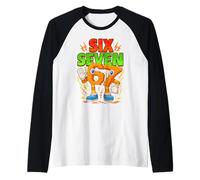 Kids Funny Meme 67 Numéro Six 6 et Seven 7 Italian Brainrot Manche Raglan