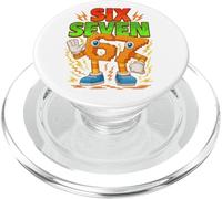 Kids Funny Meme 67 Numéro Six 6 et Seven 7 Italian Brainrot PopSockets PopGrip pour MagSafe