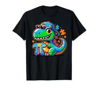Kids Funny Pi Day Dinosaure Science Maths T-Shirt