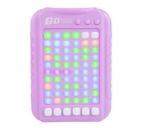 Kids Game Console, Handheld Travel Games, 6.02x4.33x1.57 inches, Electronic Training Machine, Lightweight Retro Design for Road Trips, Birthday , Pink, Blue, White and Purple
