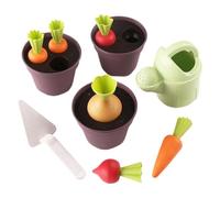 Kids Gardening Set, Planting Sand Play Toy Kit With Shovel Pot Watering Can