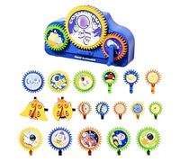 Kids Gears Toys - Educational Building Set, STEM Learning Mechanical Kit, Interactive Gear Puzzle For Children | Creative Play Accessory For Brain Development Fun Educational Gift