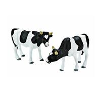 Kids Globe 571873 - Vaches 2 Pack Noir Et Blanc Verticaux L'échelle 1:32